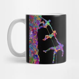 Climber friend watercolor art Mug